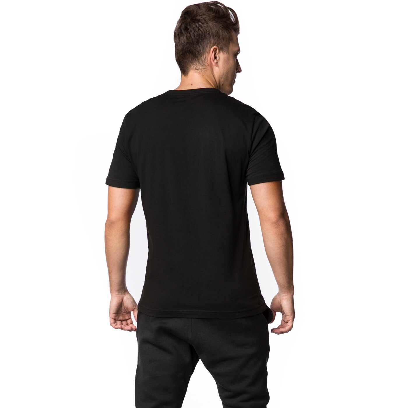 Koszulka męska PUMA T-SHIRT ESS NO.1 LOGO TEE 83824127 kolor czarny