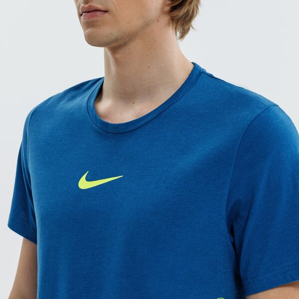 Koszulka męska NIKE T-SHIRT SS M NP DF NPC BURNOUT SS 2.0 dd1828-476 kolor niebieski