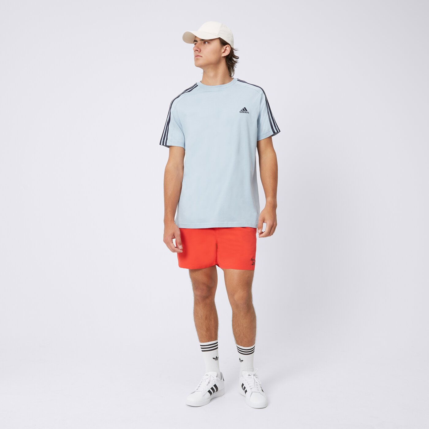 Kąpielówki męskie REEBOK SZORTY YALE l5_71002_rbk_rd kolor czerwony