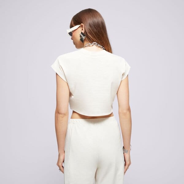 Koszulka damska CHAMPION T-SHIRT CREWNECK ECO FUTURE 117178ys137 kolor beżowy