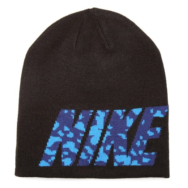 Czapka zimowa damska NIKE CZAPKA NSW CAMO SPILL BEANIE 688768013 kolor czarny