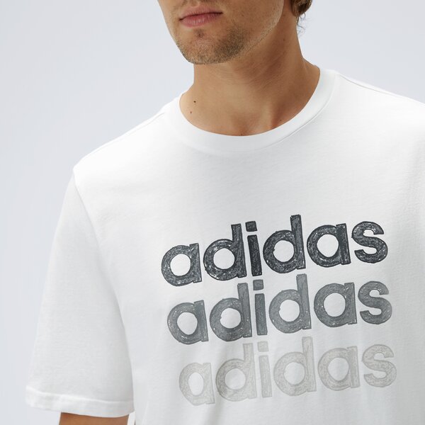 Koszulka męska ADIDAS T-SHIRT M MULT G T hs2522 kolor biały