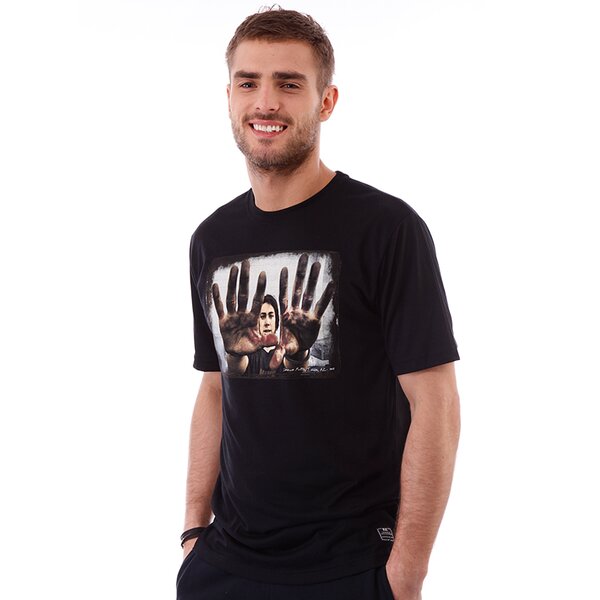 Koszulka męska NIKE T-SHIRT DETERMINATION SS TEE 534582010 kolor czarny