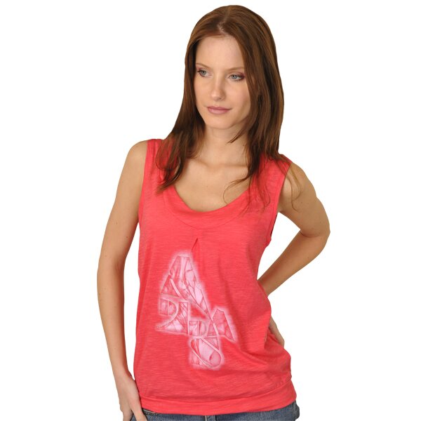 Top damski ADIDAS TANK ADIFLUX Q1 LINEAGE TANK v38781 kolor czerwony