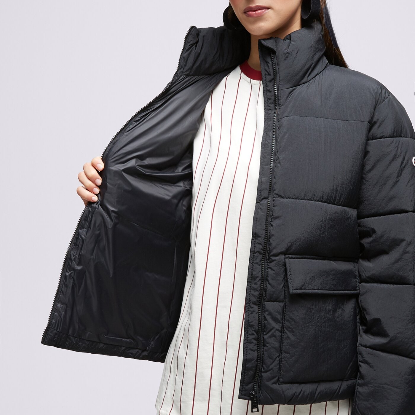 Kurtka zimowa damska CHAMPION KURTKA ZIMOWA POLYFILLED 116873kk001 kolor czarny