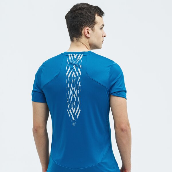 Koszulka męska UMBRO T-SHIRT TRAINING POLY 65784u-jfk kolor niebieski
