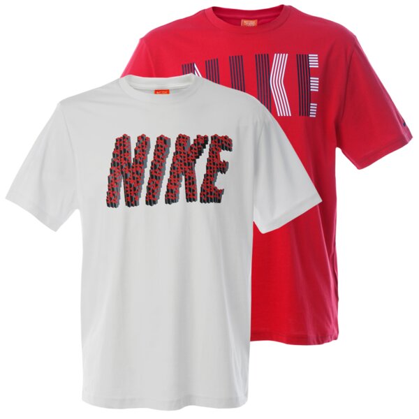Koszulka męska NIKE T-SHIRT HS MENS GRAPHIC DOUBLE PACK #473380100 kolor multicolor