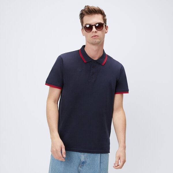 Koszulka polo męska UMBRO POLO ESS SHIRT ul125pom01001 kolor niebieski