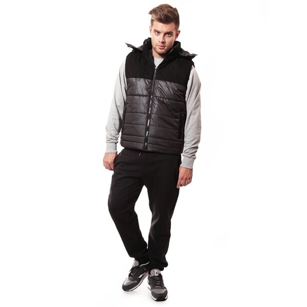 Bezrękawnik męski UMBRO KAMIZELKA STAMFORD ul34kam01001 kolor czarny