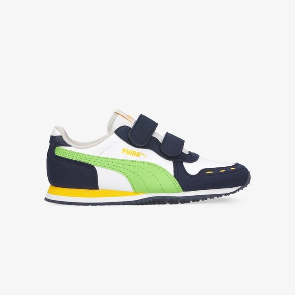 Buty dziecięce PUMA CABANA RACER SL V PS 36073292 kolor zielony