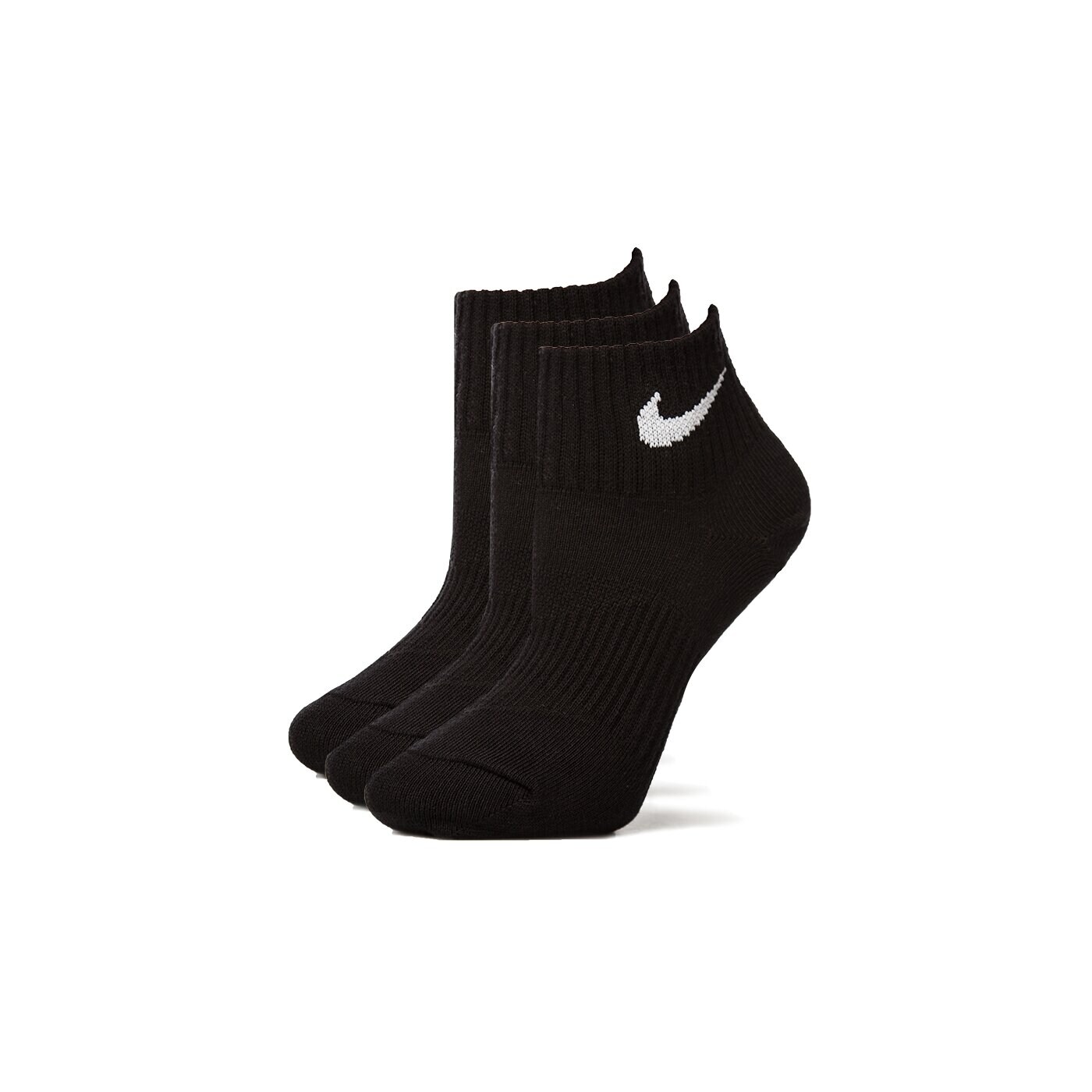 Skarpetki damskie NIKE SKARPETY 3PPK QUARTER LIGHTWEIGHT sx4706001 kolor czarny