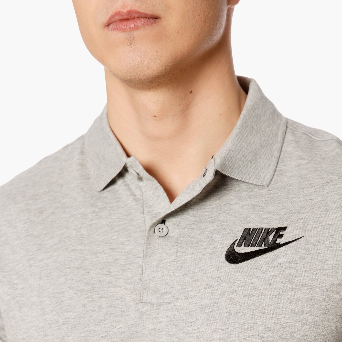 Koszulka polo męska NIKE POLO M NSW POLO JSY MATCH 832865063 kolor szary