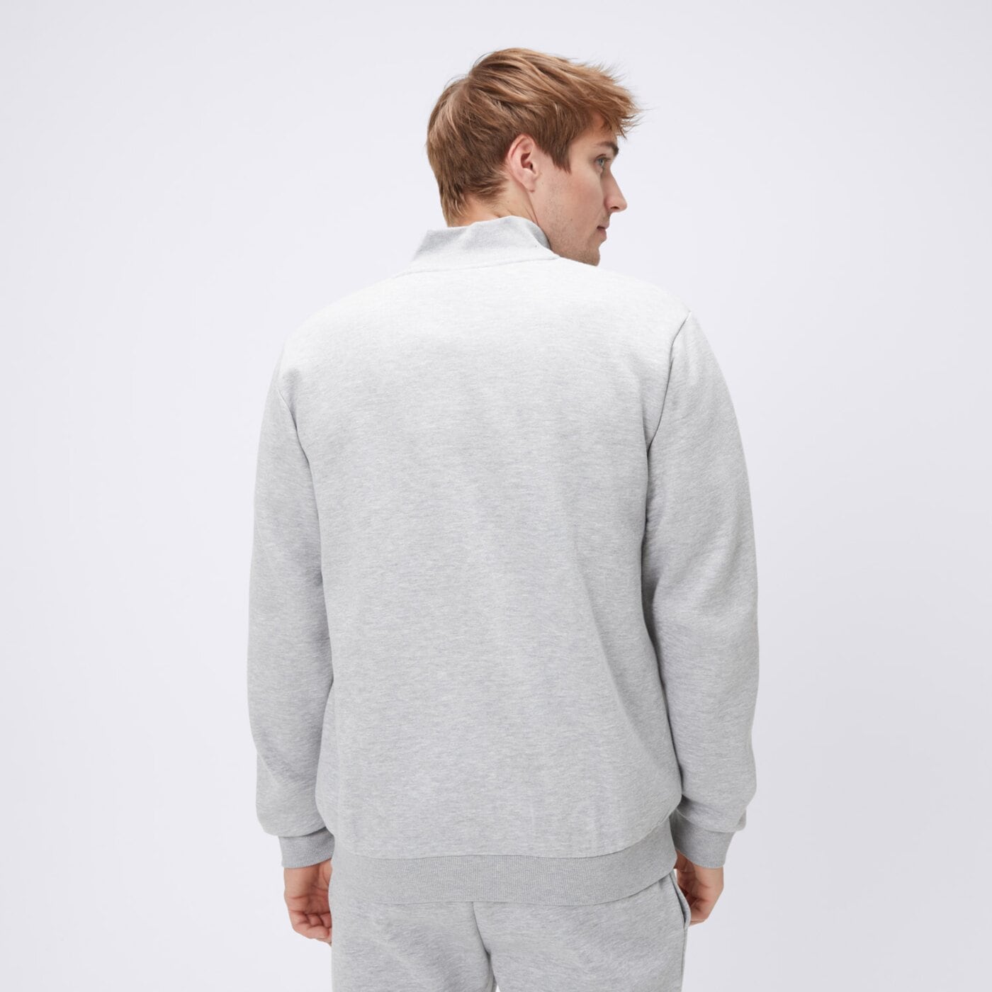 Bluza męska REEBOK BLUZA ROZPINANA OWEN SMALL LOGO TRACK TOP 100240043 kolor szary