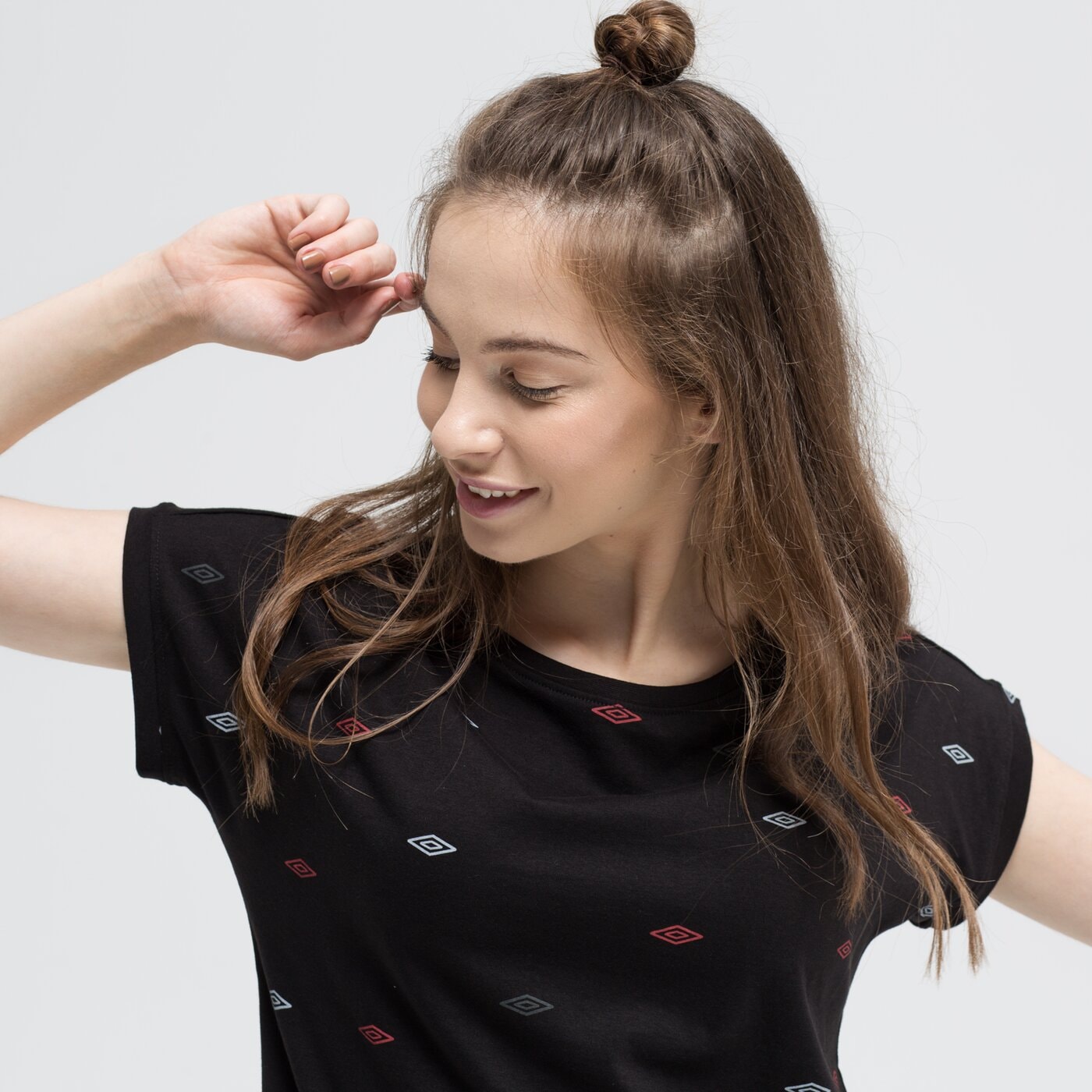 Koszulka damska UMBRO T-SHIRT KARAWA ul39tsd04001 kolor czarny