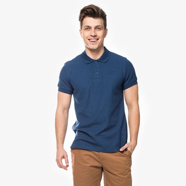 Koszulka polo męska UMBRO POLO CHARLIE M ul16pom04004 kolor granatowy