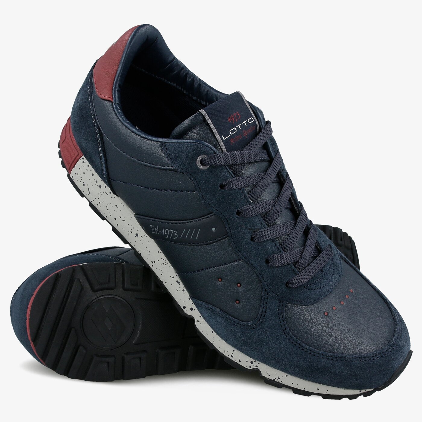 Buty sportowe męskie LOTTO SANTANDER III t0117 kolor granatowy