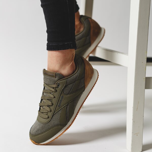 Buty dziecięce REEBOK ROYAL CLJOG 2 dv4021 kolor zielony