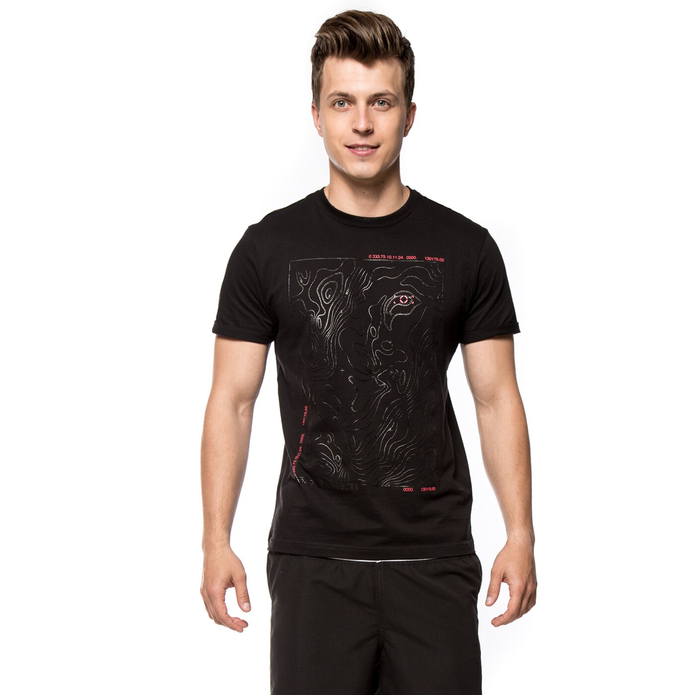 Koszulka męska LOTTO T-SHIRT EXUMA lo16tsmpr060 kolor czarny