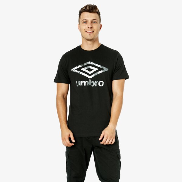Koszulka męska UMBRO T-SHIRT SS METTLE ul38tsm39002 kolor czarny