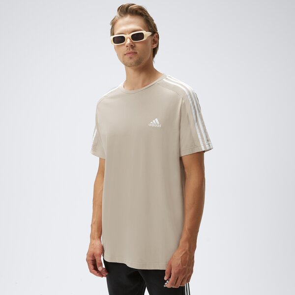Koszulka męska ADIDAS T-SHIRT M 3S SJ T ic9342 kolor beżowy