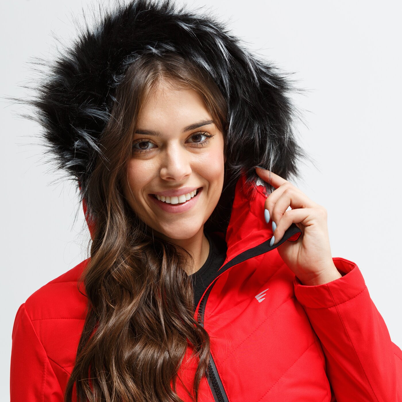 Kurtka zimowa damska FEEWEAR KURTKA NARCIARSKA PUFFIN fw39kud50002 kolor czerwony