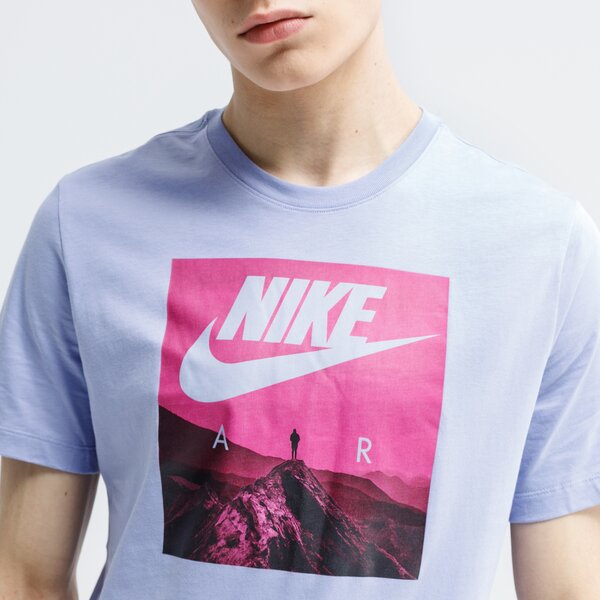 Koszulka męska NIKE T-SHIRT AIR ck4280-569 kolor fioletowy