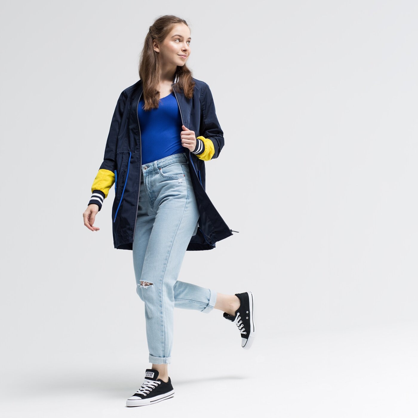 Kurtka przejściowa damska LOTTO KURTKA MIZUNA lo39kud27001 kolor granatowy