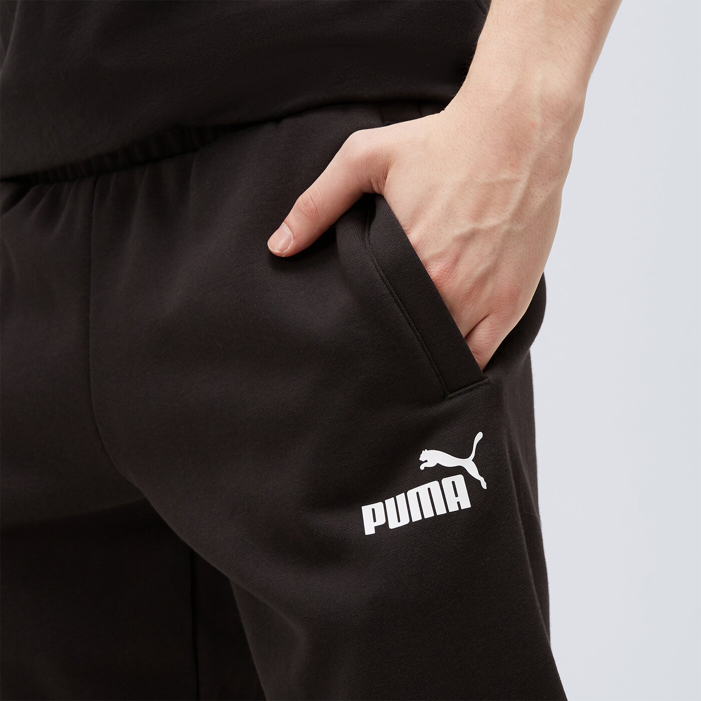 Spodnie dresowe męskie PUMA SPODNIE PUMA POWER FL CL 675915 01 kolor czarny