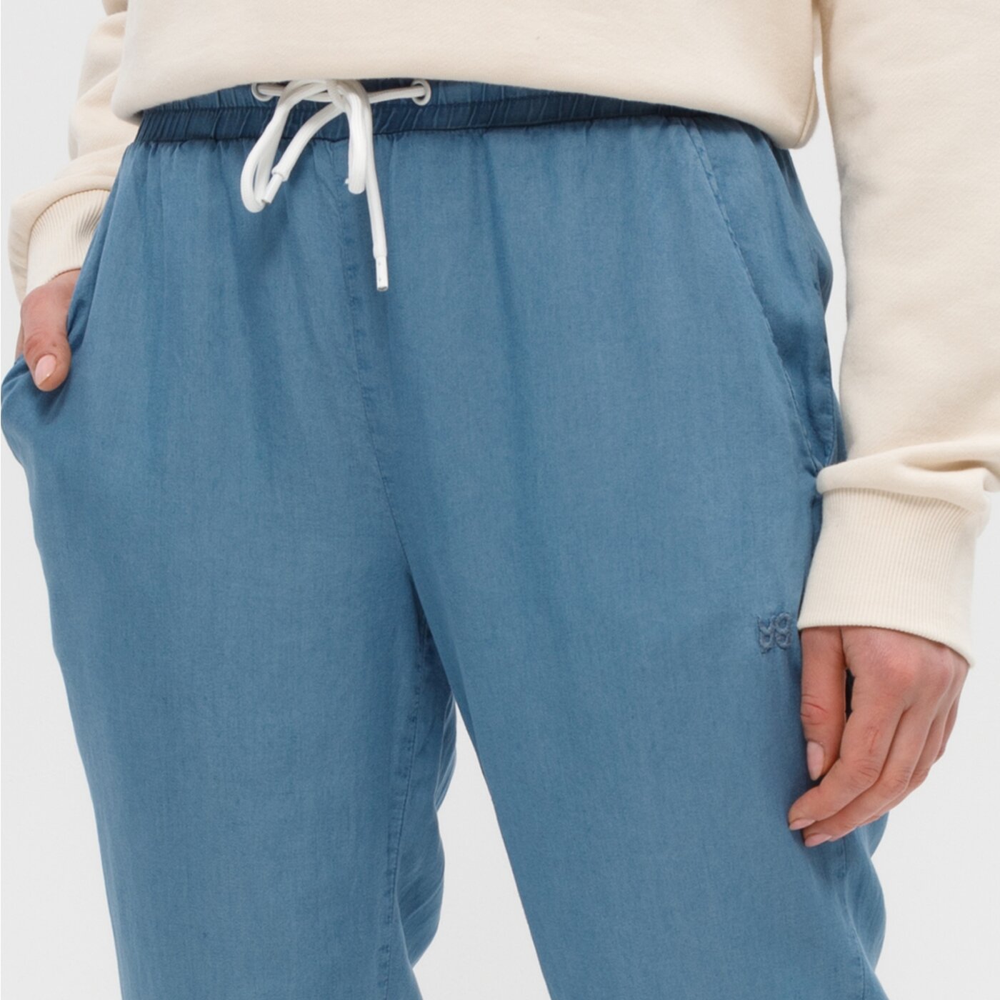 Spodnie dresowe damskie UP8 SPODNIE OLMO up122spd14001 kolor niebieski