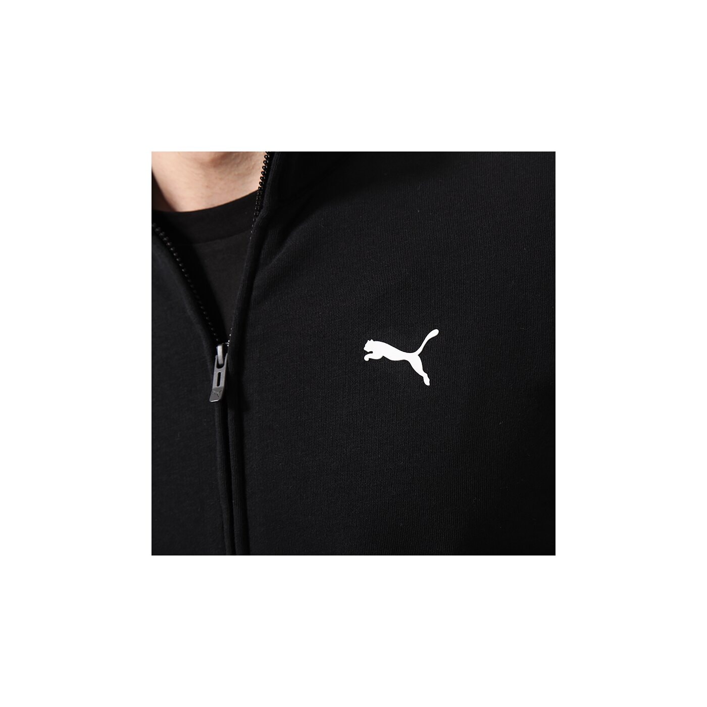 Bluza męska PUMA BLUZA ESS SWEAT JACKET 82399001 kolor czarny