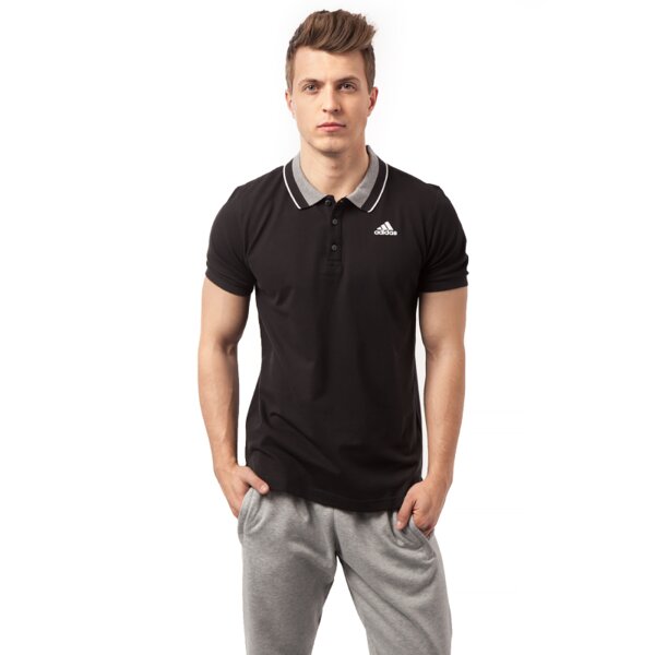 Koszulka polo męska ADIDAS POLO ESS s12329 kolor czarny