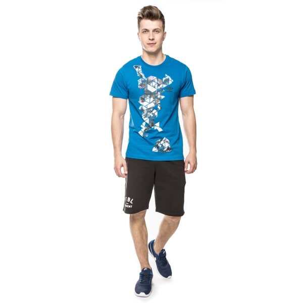 Koszulka męska UMBRO T-SHIRT JALA ul16tsmpr057 kolor niebieski