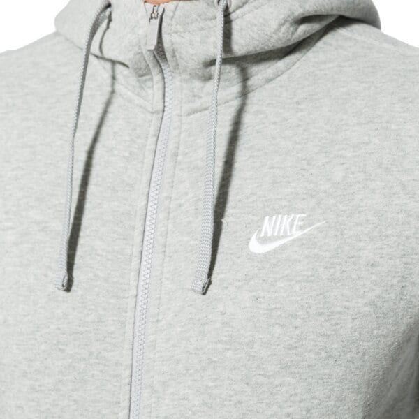 Bluza męska NIKE BLUZA M NSW HOODIE FZ FLC CLUB 804389063 kolor szary