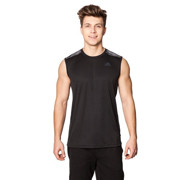 Tank top męski ADIDAS TANK COOL365 SL TEE aj5497 kolor czarny