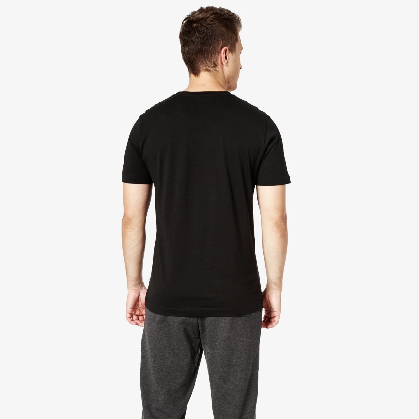 Koszulka męska PUMA T-SHIRT SS LINES GRAPHIC 85154501 kolor czarny