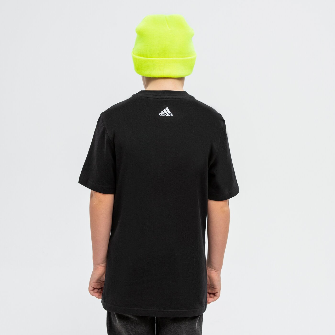 Koszulka dziecięca ADIDAS T-SHIRT SS B LIN T BOY gn4006 kolor czarny