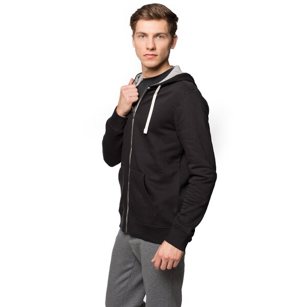 Bluza męska REEBOK BLUZA EL FLEECE FZ ab0201 kolor czarny