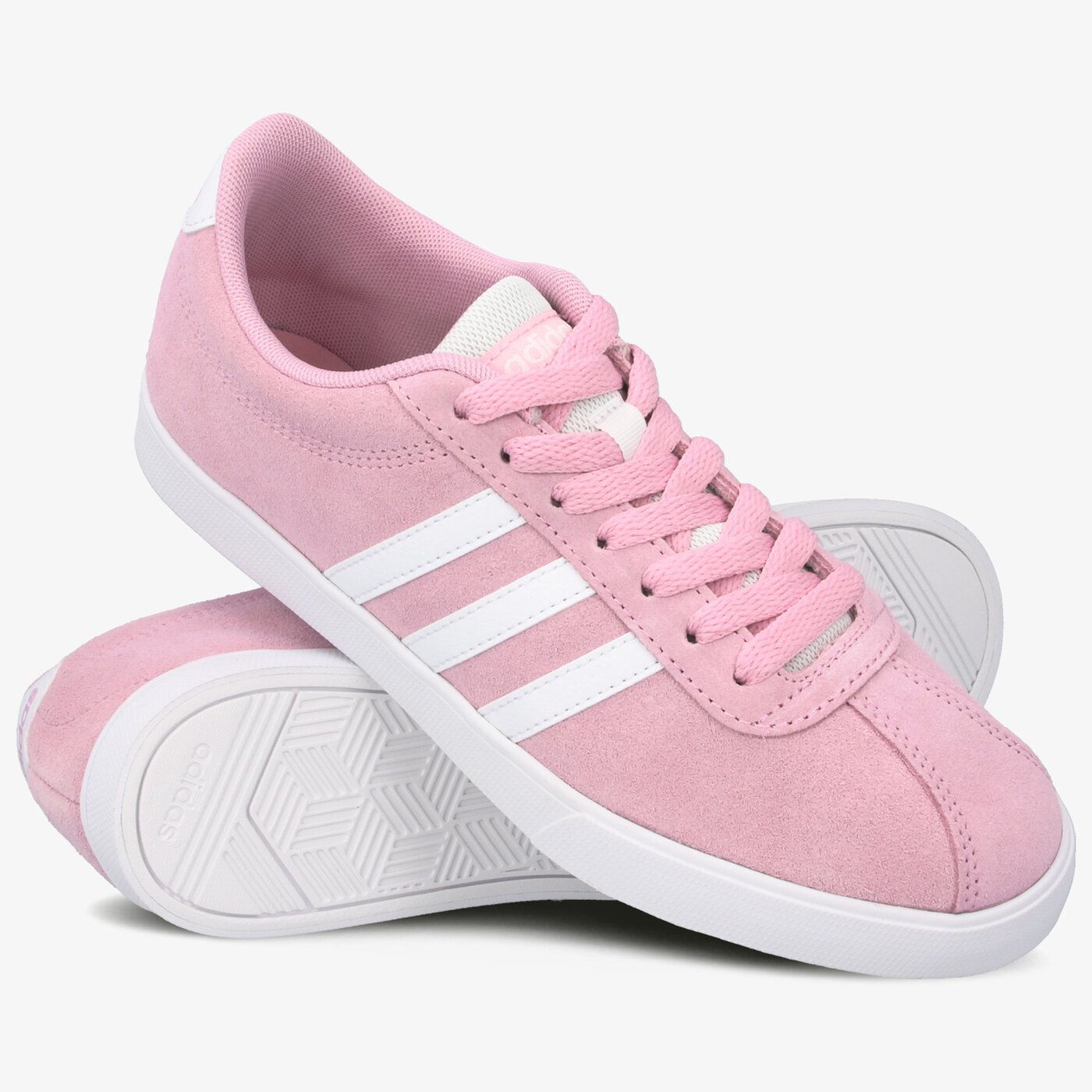 Buty sportowe damskie ADIDAS COURTSET W db0146 kolor różowy