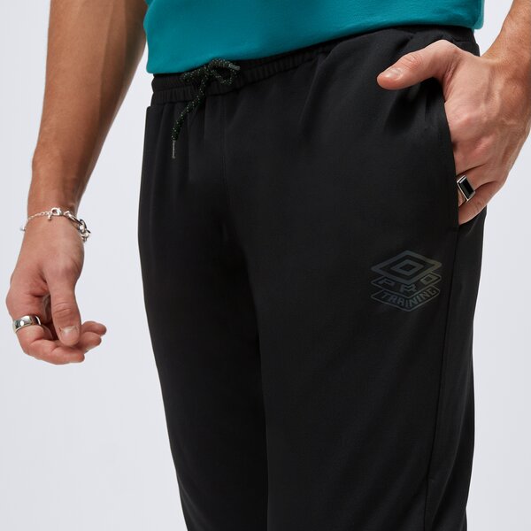 Spodnie dresowe męskie UMBRO SPODNIE PRO TRAINING POLY PANT 66299u-efa kolor czarny