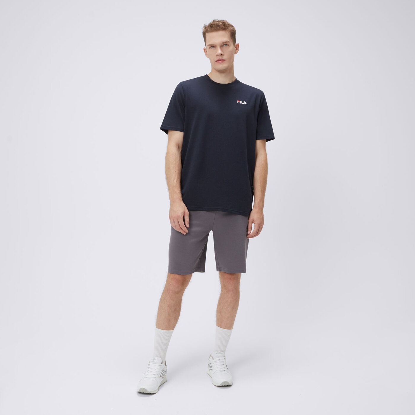 Spodenki męskie UMBRO SZORTY ESS TECH SHORTS ul125szm02001 kolor szary