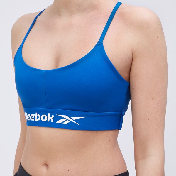 Top damski REEBOK BRA WORK OUT READY ht6066 kolor granatowy