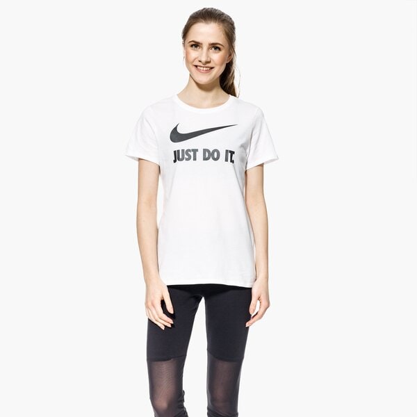 Koszulka damska NIKE T-SHIRT SS W NSW CREW JDI SWSH HBR 889403-100 kolor biały