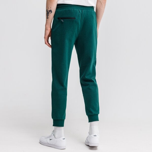 Spodnie dresowe męskie UMBRO SPODNIE ANDY ul121spm38002 kolor zielony