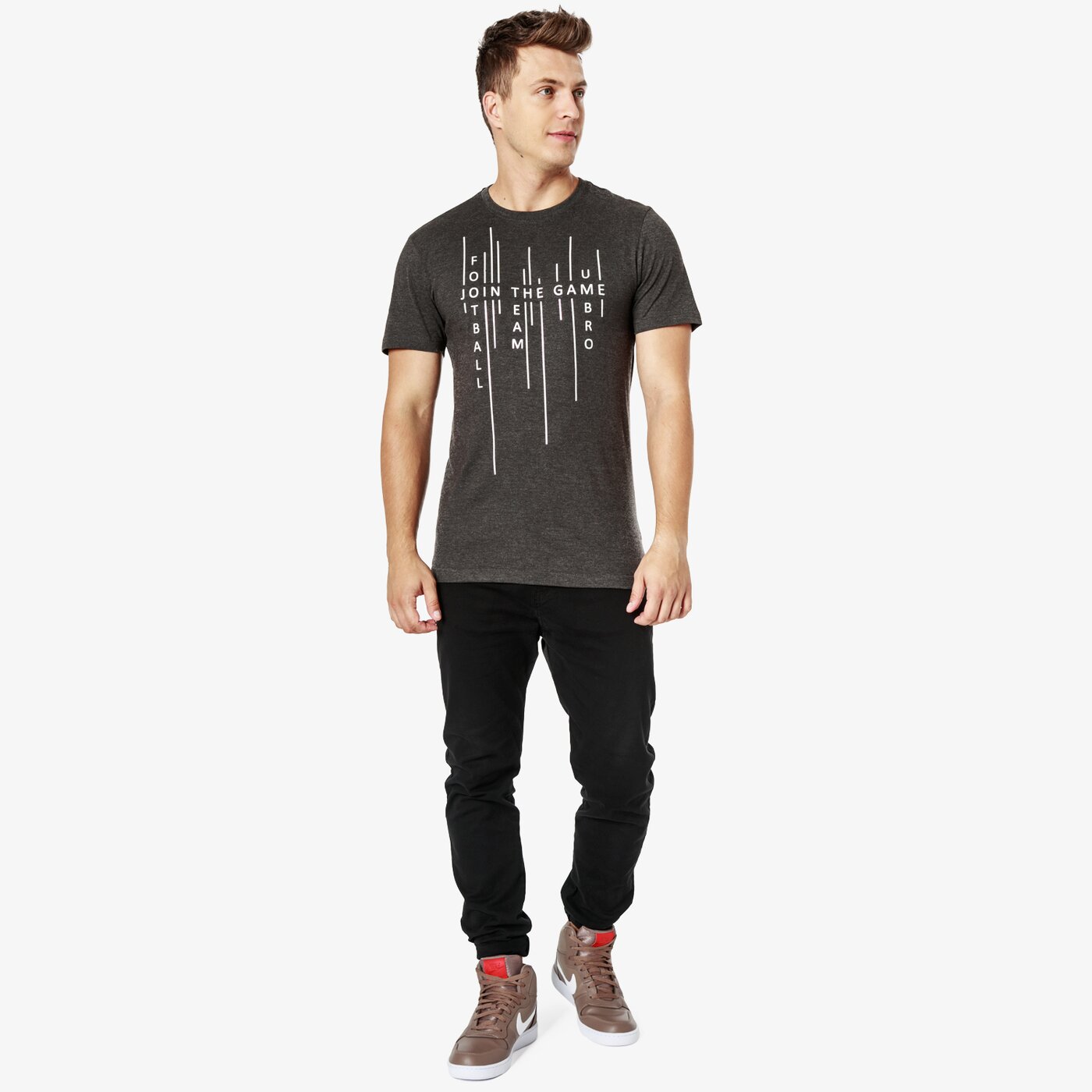 Koszulka męska UMBRO T-SHIRT SS VOLUME ul38tsm47001 kolor szary