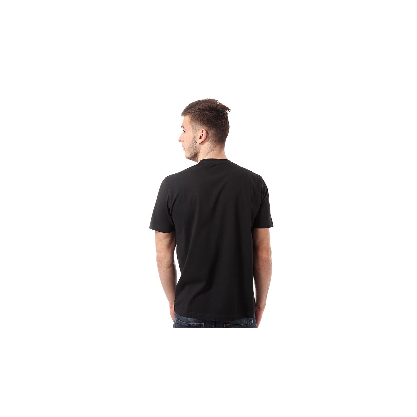 Koszulka męska NEW ERA T-SHIRT TOP CAP TEE BLK 10996662 kolor czarny