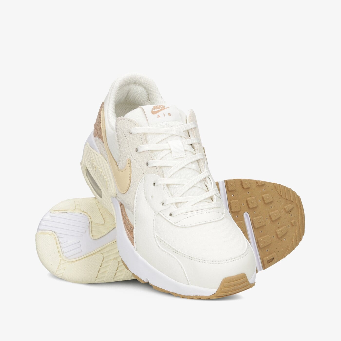 Buty sportowe damskie NIKE WMNS AIR MAX EXCEE dj1975-100 kolor beżowy