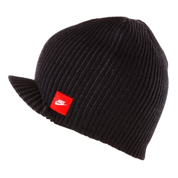 Czapka zimowa damska NIKE CZAPKA RIB PEAK BEANIE WERE 603847010 kolor czarny