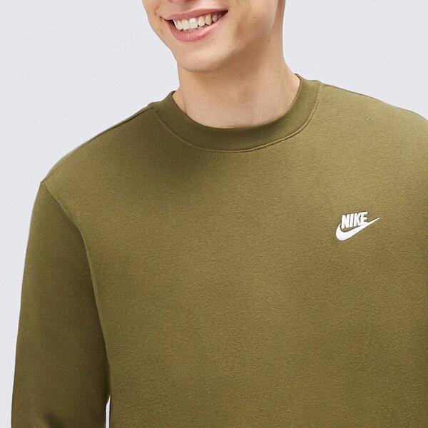 Bluza męska NIKE BLUZA SPORTSWEAR CLUB FLEECE bv2662-327 kolor khaki