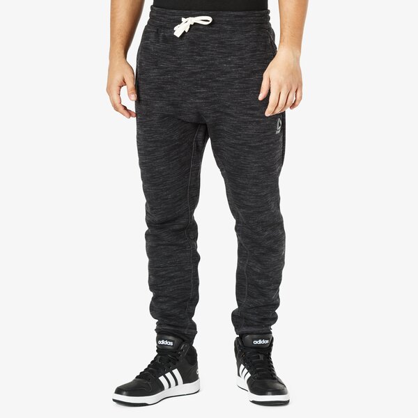 Spodnie dresowe męskie REEBOK SPODNIE EL MARBLE GROUP PANT d94194 kolor czarny