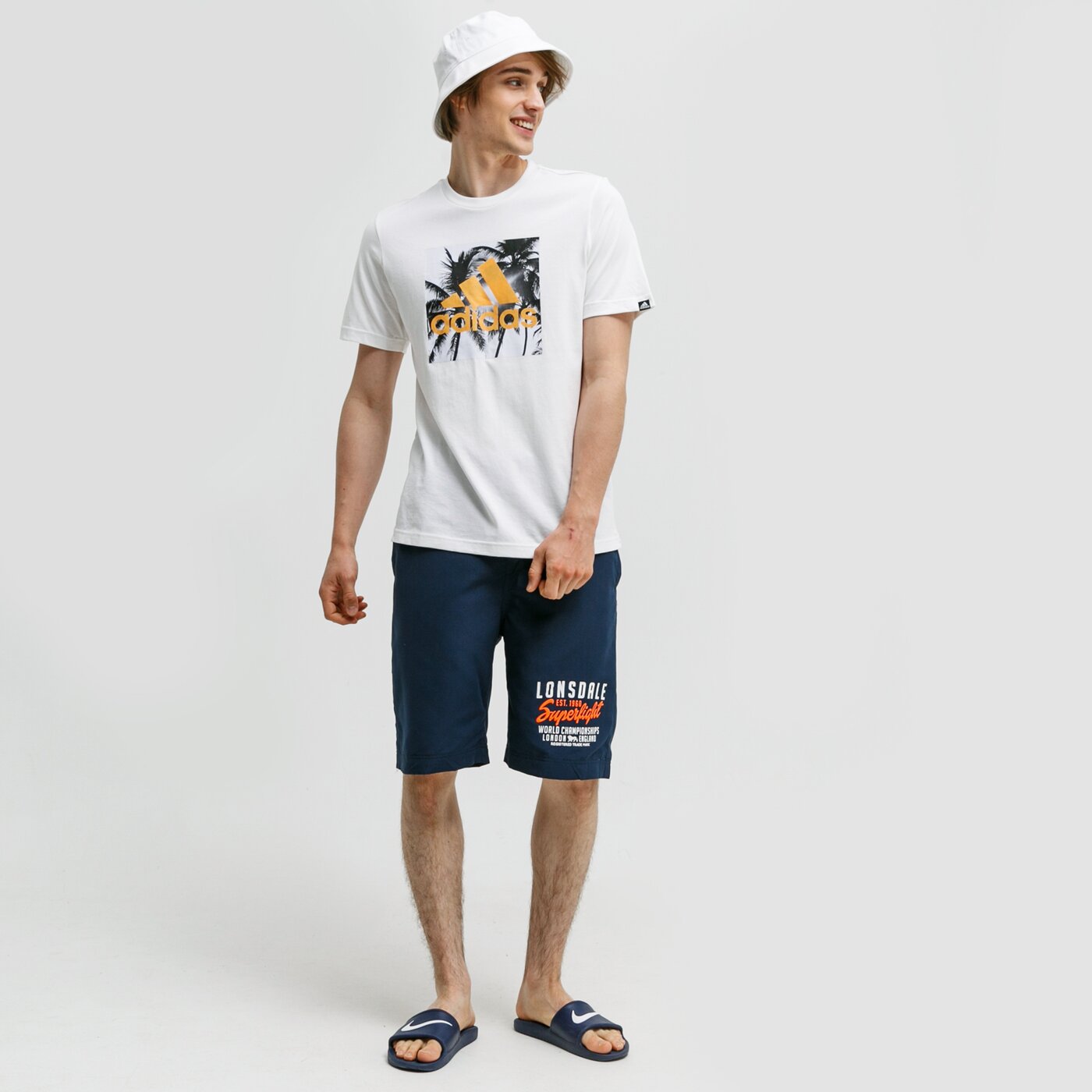 Kąpielówki męskie LONSDALE SZORTY BIDEFORD 114798-3076 kolor granatowy